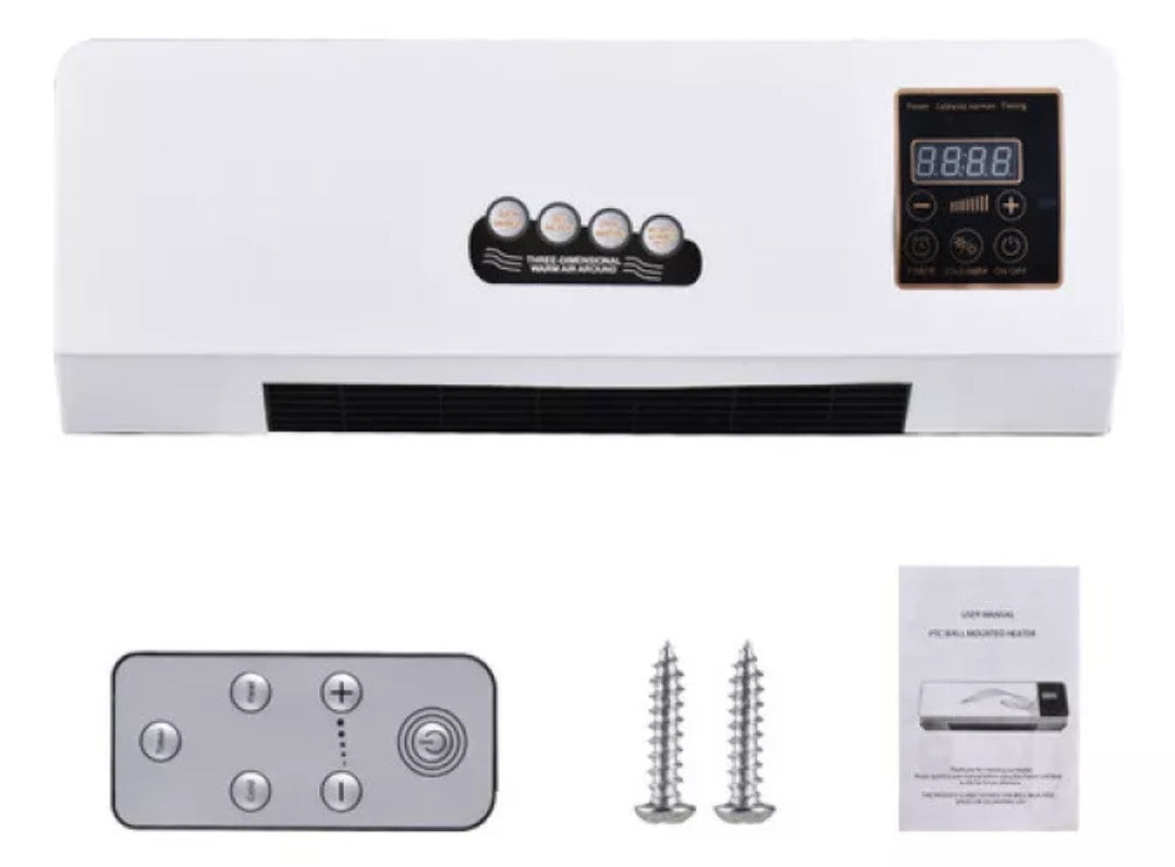 AIRE MULTIFUNCIONAL PORTÁTIL 2 EN 1 - CALEFACCIÓN Y AIRE ACONDICIONADO DE PARED