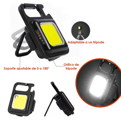 Mini linterna llavero led portátil usb