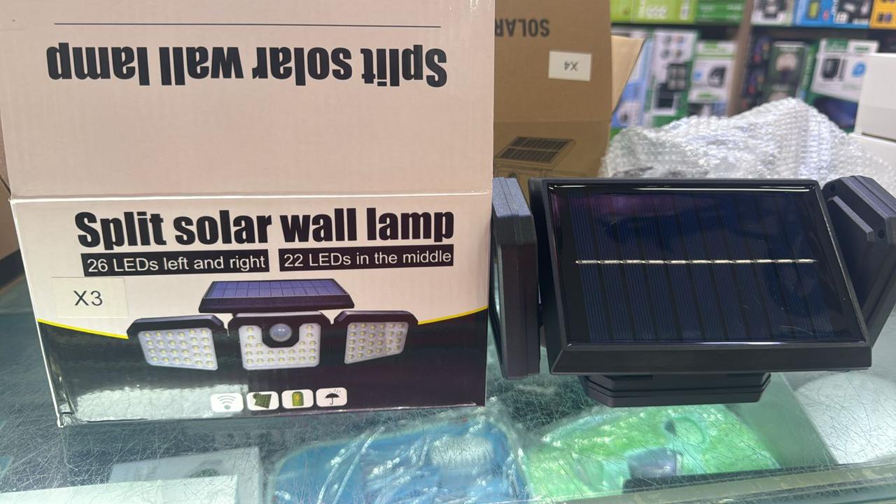 REFLECTOR CON PANEL SOLAR X 3