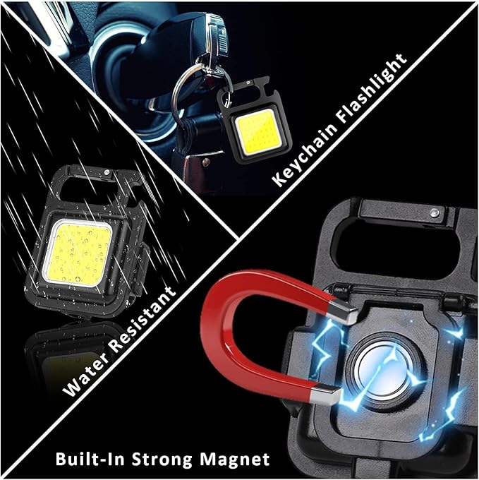 Mini linterna llavero led portátil usb